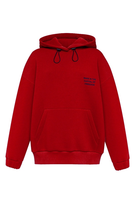 hoodie FREEDOM red