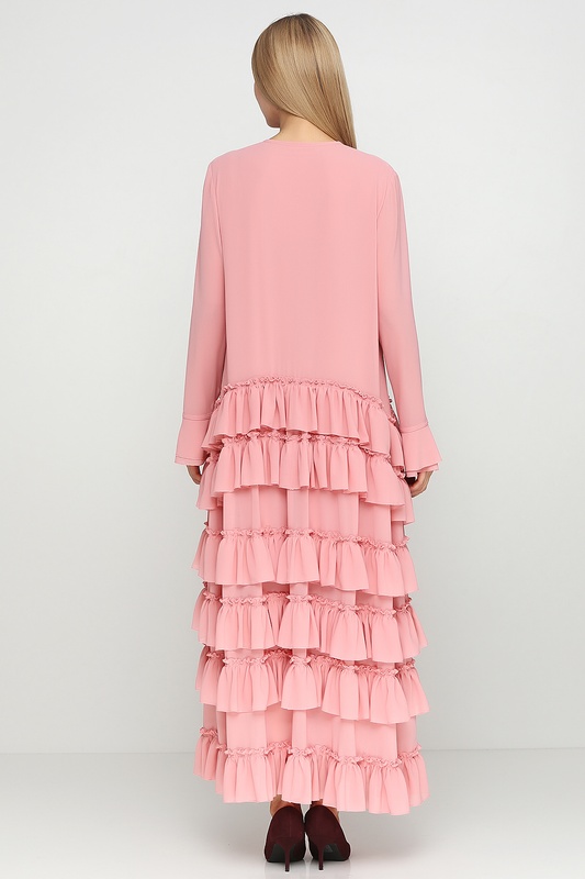 dress NADEZDINA MALVA pale pink бледно-розовый NADEZDINA Dresses  4