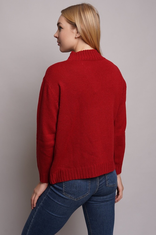 sweater Бордовый NADEZDINA knitwear  5