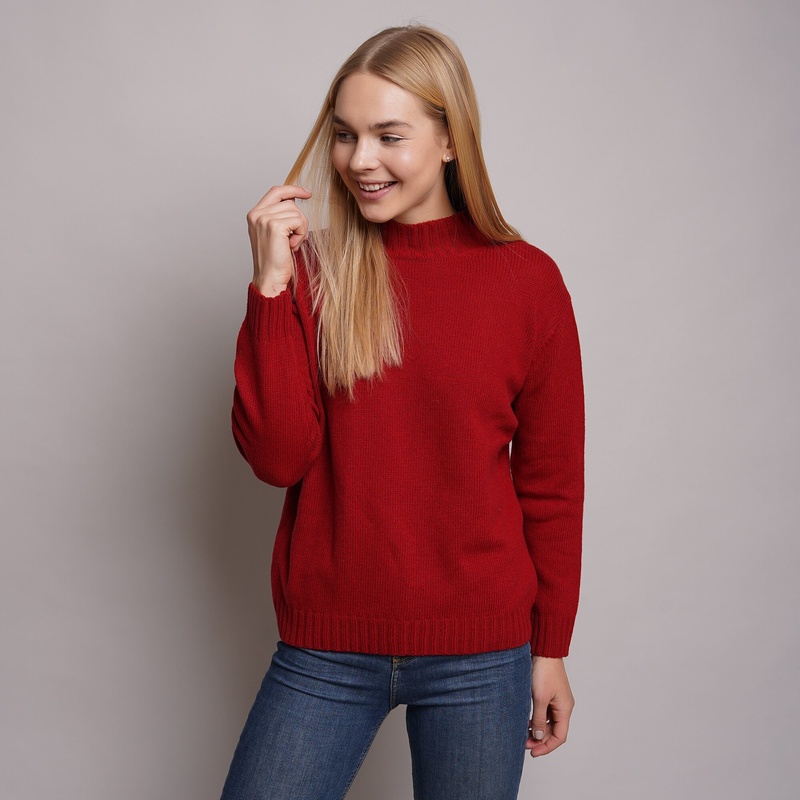 sweater Бордовый NADEZDINA knitwear  1