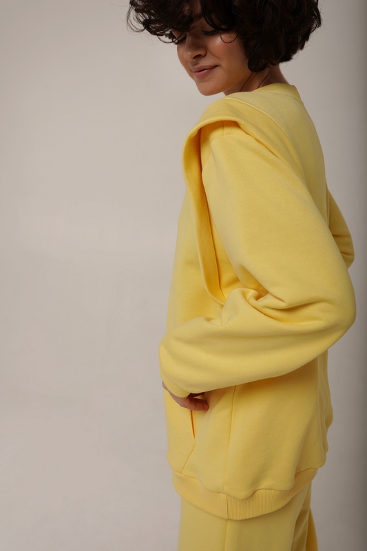 Sweatshirt COMFORT BASE yellow