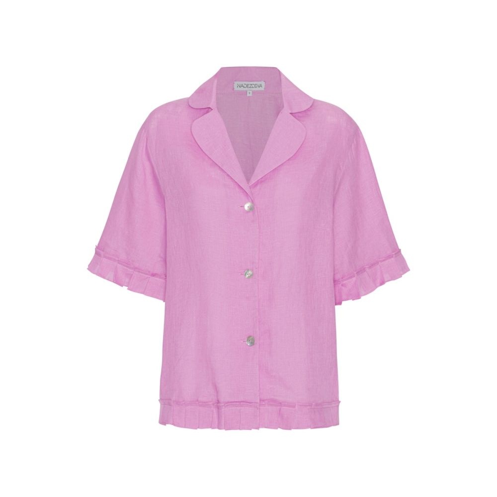 Рубашка LONG SUMMER pink