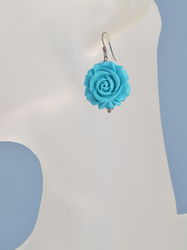 earrings Ellegi blue