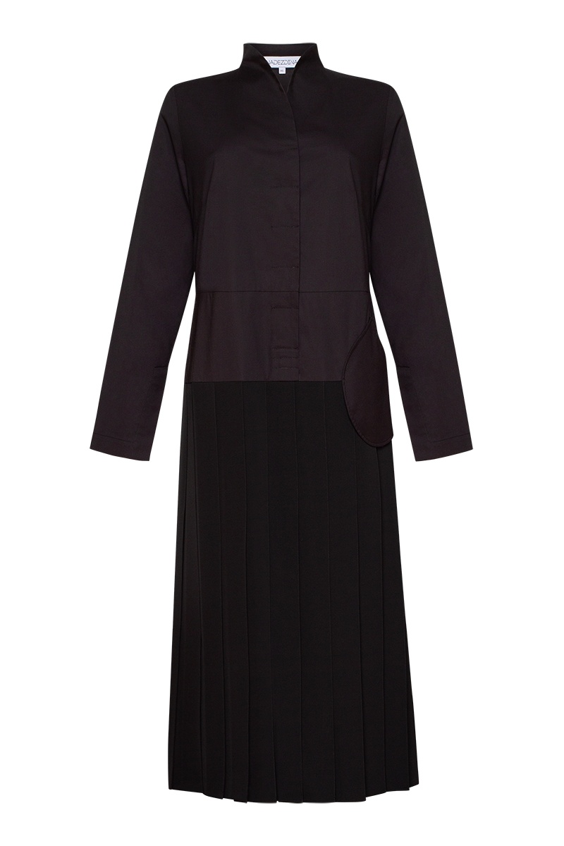 Платье ASIA DRESS black Черный NADEZDINA платья  1