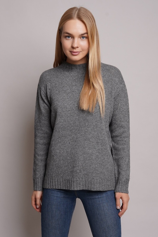 sweater серый NADEZDINA knitwear  2
