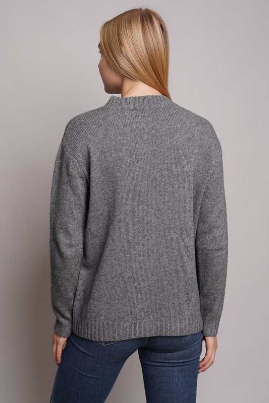 sweater серый NADEZDINA knitwear  5