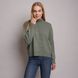 sweater зеленый меланж NADEZDINA knitwear  1