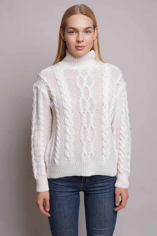 sweater Белый NADEZDINA knitwear  3