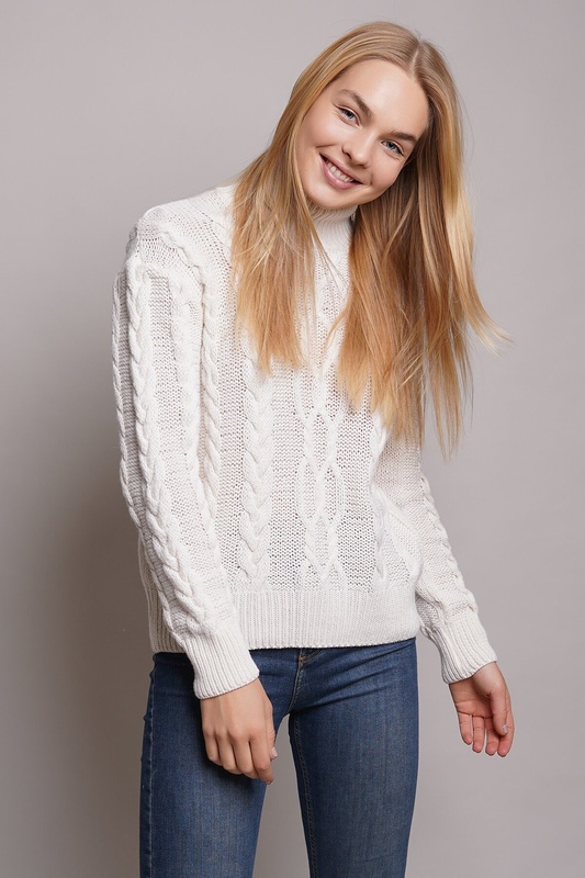 sweater Белый NADEZDINA knitwear  2