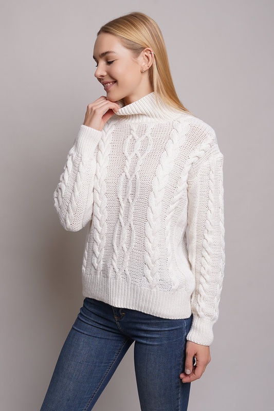 sweater Белый NADEZDINA knitwear  4