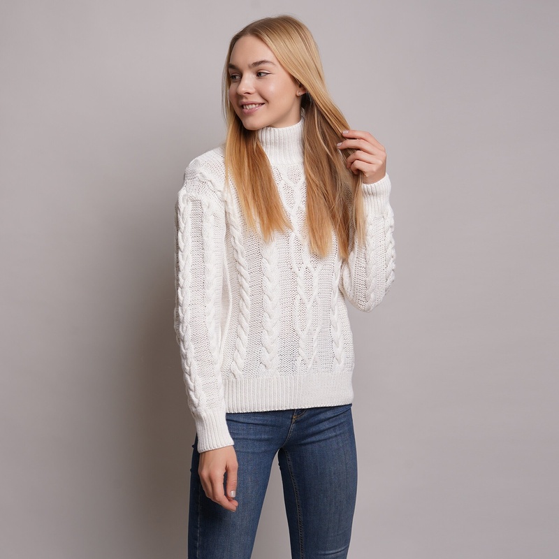 sweater Белый NADEZDINA knitwear  1