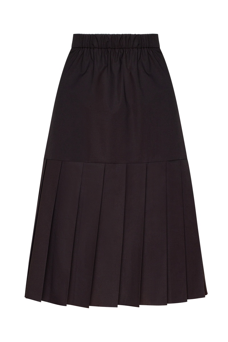 Skirt GIGI black Черный NADEZDINA skirts  1
