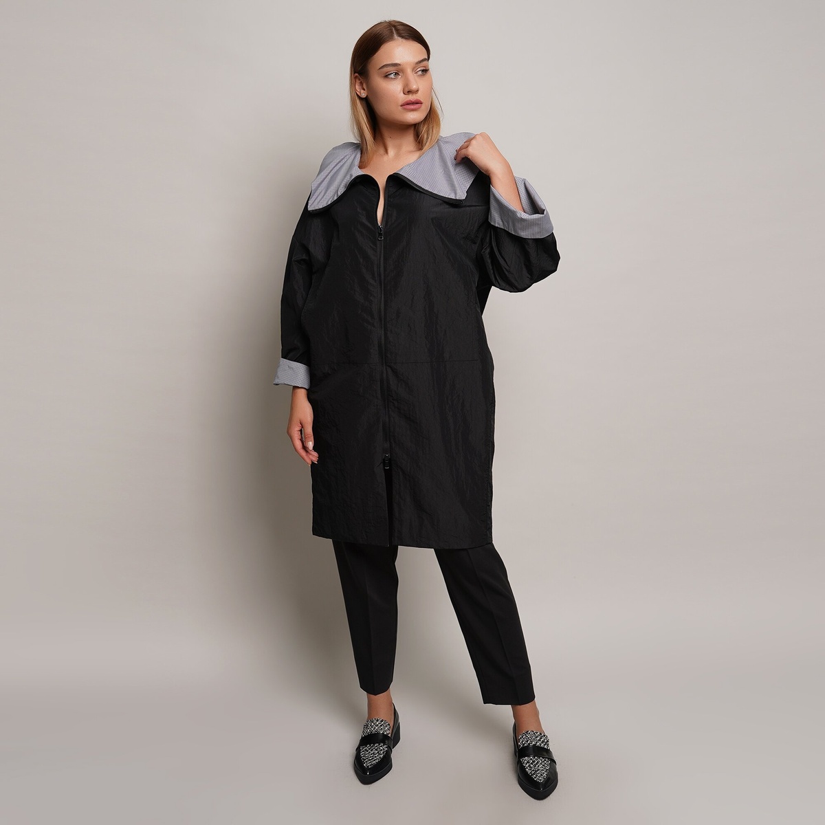 raincoat Черный NADEZDINA outerwear  1