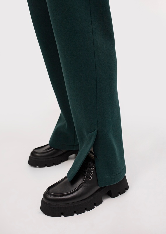Trousers LILU dark emerald